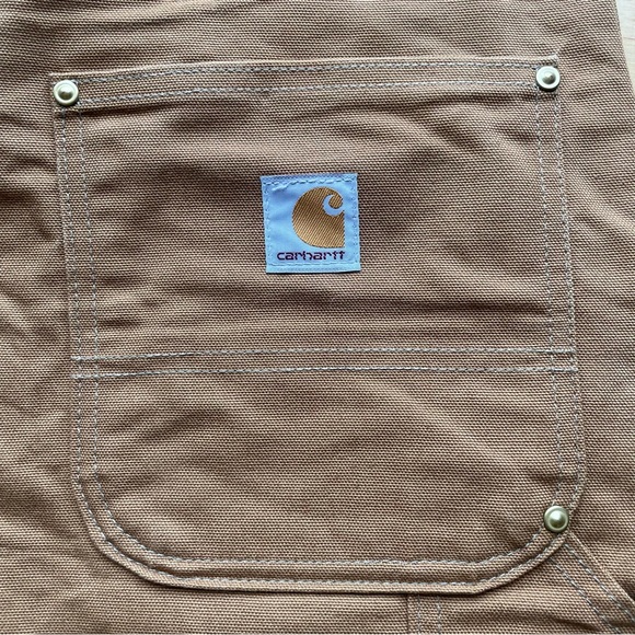 NWOT Carhartt Carpenter Pants B01 BRN Loose Original Fit Duck Double Knee 42x30 - Picture 8 of 12